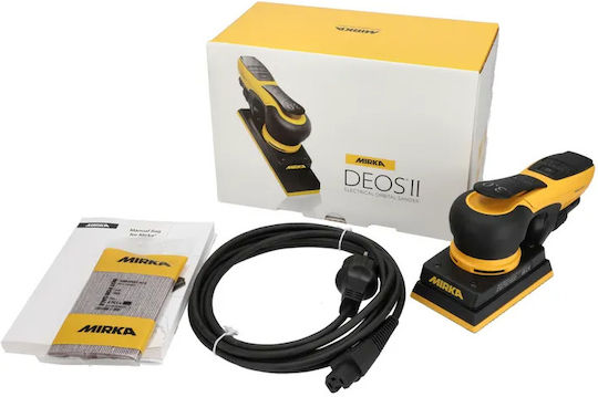 Mirka DEOS II 353 EU Пулсираща шкурка 300W с Регулиране на Скоростта и със Система за Аспирация