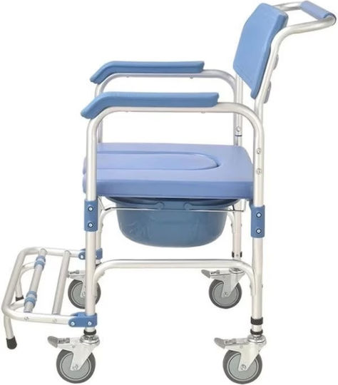 Dr. Happy Toilet Shower Wheelchair Dr Happy Καρέκλα Τουαλέτας με Πλάτη