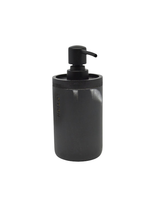 Dispenser Polyester Black Color Marble Look 7.5x7.5x17cm Ankor 842346