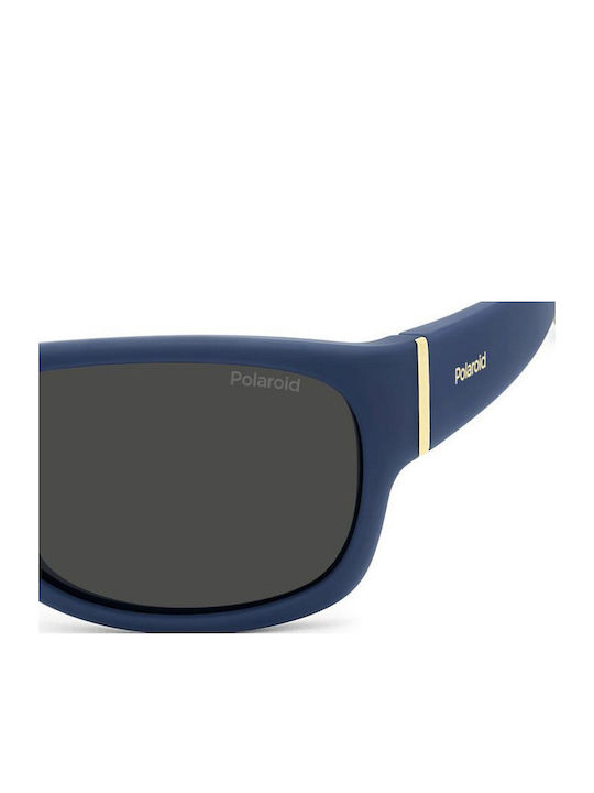 Polaroid Rectangular Kids Sunglasses with Polarized Blue Lenses