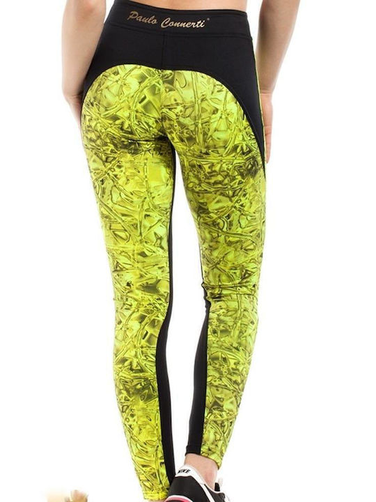 Training Damen Lang Leggings Formendefinition Hohe Taille & Push-up Mehrfarbig