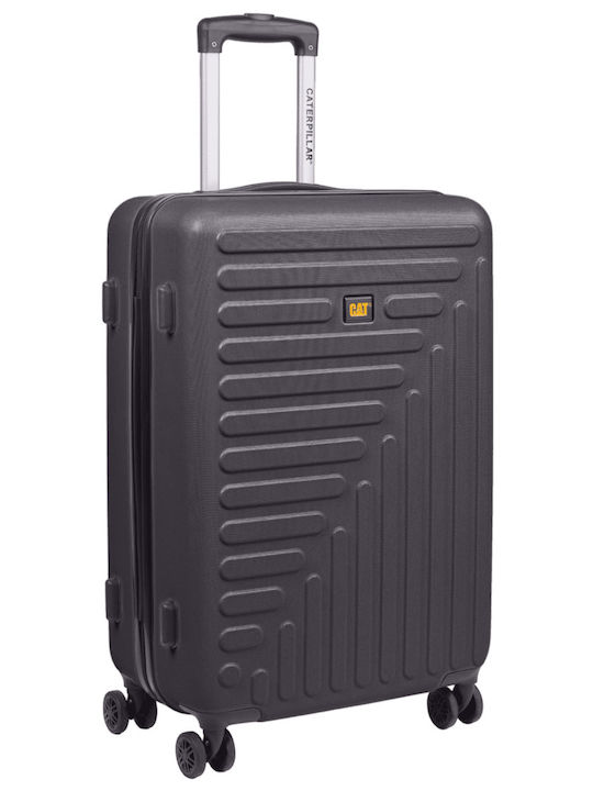 CAT Rockford Valize De Călătorie Scleroase Negre Cu Înălțime Maximă 77cm Cu 4 Roți Set 2 Buc