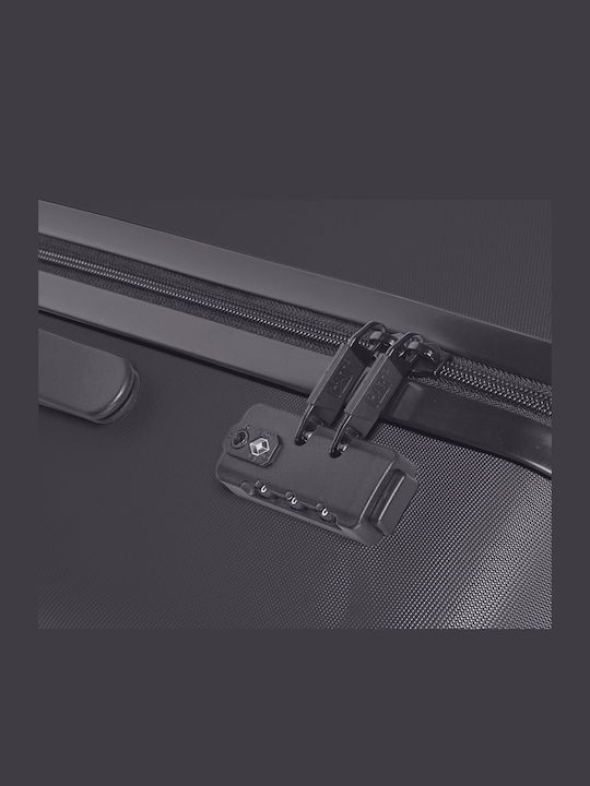 CAT Rockford Valize De Călătorie Scleroase Negre Cu Înălțime Maximă 77cm Cu 4 Roți Set 2 Buc