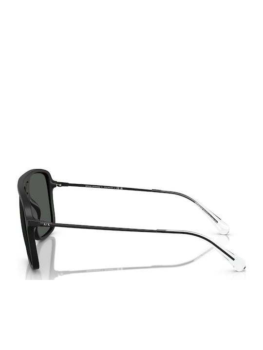 Armani Exchange Мъжки Слънчеви Очила с Черна Рамка и Сиви Стъкла AX4150SU 805887