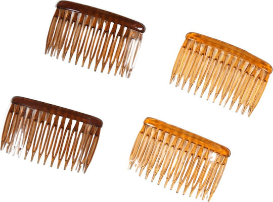 Ro-Ro Accessories Set of Hair Combs Brown 2pcs