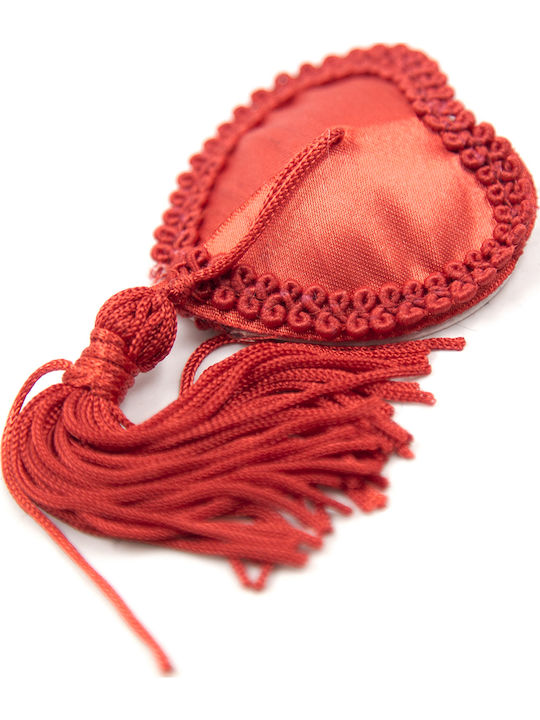 Naughty Toys Burlesque Heart Nipple Covers Κόκκινα