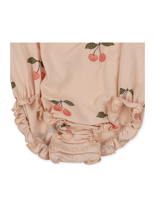 Konges Slojd Baby Bodysuit Sleeveless Gots Ma Grande Cerise