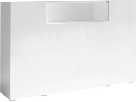 Bufet Delos Alb 182x115x38cm