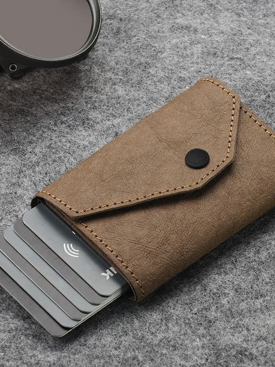 Porter Go Мъжки Портфейл с RFID Бежов