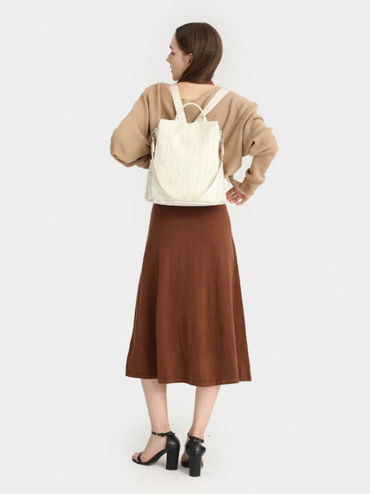 Miss Lulu Backpack Beige