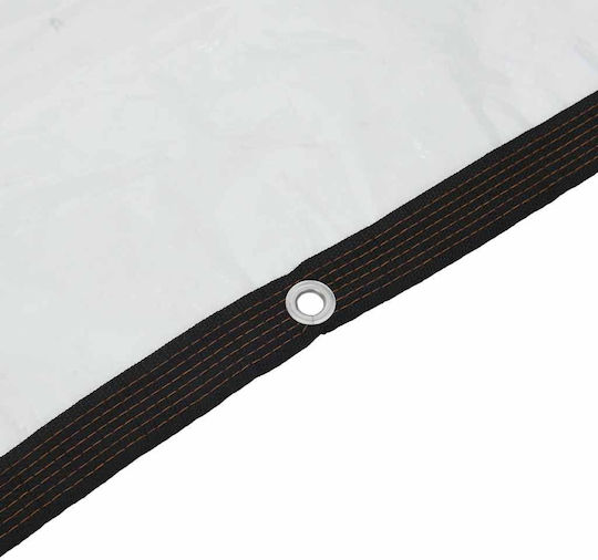 vidaXL Αδιάβροχος Μουσαμάς 140gr/m² 5x5μ. Ελαφρού Τύπου Διάφανος