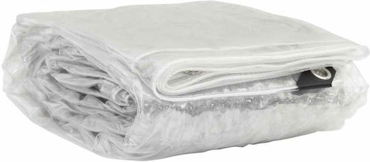 vidaXL Wasserdicht Plane 350gr/m² 5x5m. Hohe Beanspruchung Transparent