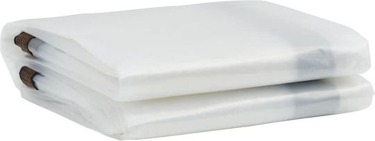 vidaXL Waterproof Tarpaulin 140gr/m² 8x5m. Light Type Transparent