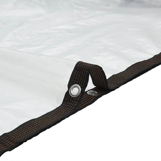 vidaXL Waterproof Tarpaulin 140gr/m² 10x4m. Light Type Transparent