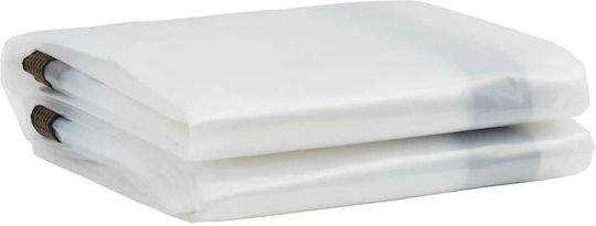 vidaXL Waterproof Tarpaulin 140gr/m² 6x4m. Light Type Transparent