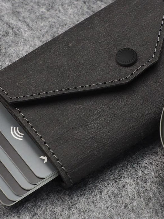 Porter Go Ανδρικό Πορτοφόλι με RFID Μαύρο