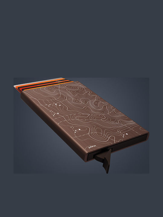 Zen Men's Wallet Classic with RFID Topo-graphic