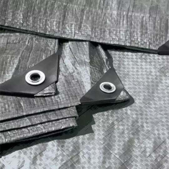 Bradas Waterproof Tarpaulin 250gr/m² 3x2m. Heavy Duty Gray