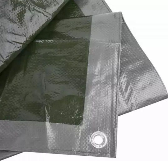 Bradas Waterproof Tarpaulin 200gr/m² 4x5m. Heavy Duty Gray