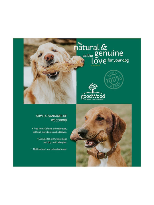 Good Lemn Jucărie Câine XSmall Maro 1buc