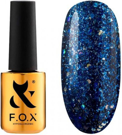 F.O.X Ημιμόνιμο Βερνίκι Νυχιών 006 με Glitter 7ml
