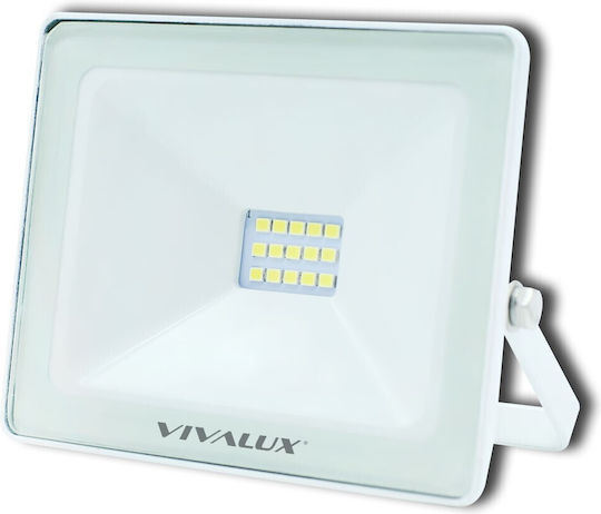 Vivalux Waterproof LED Floodlight 10W Natural White 4000K IP65