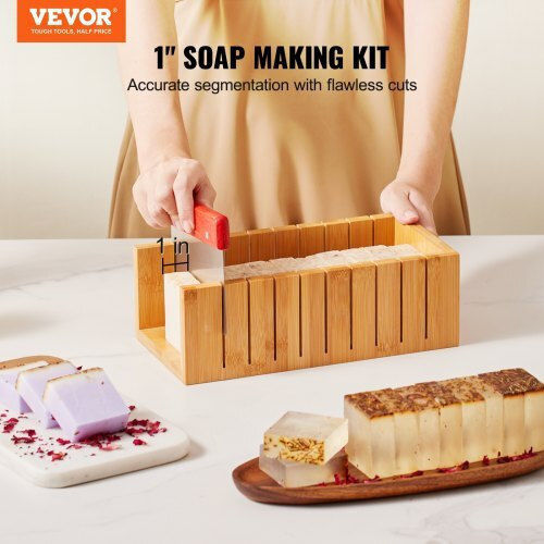 Vevor Soap Making Kit Cutting Box Silicone Mold Cutters Bags & Stickers Fzqdsqgmjqgd1up7yv0