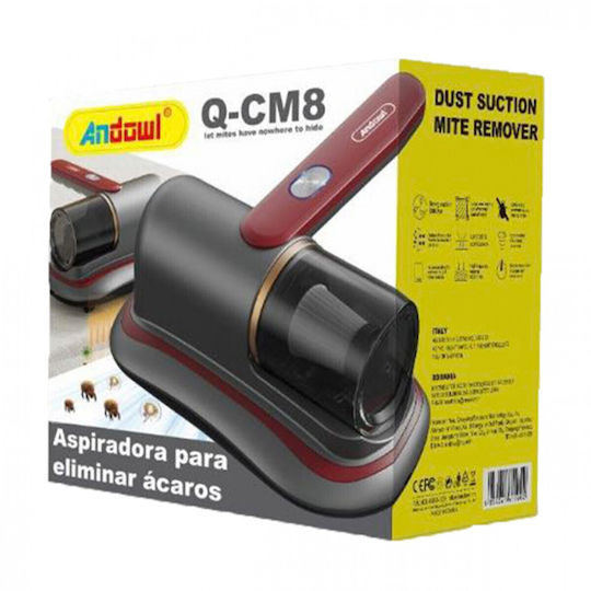 Andowl Qcm8 Aspirator de mână reîncărcabil Gri
