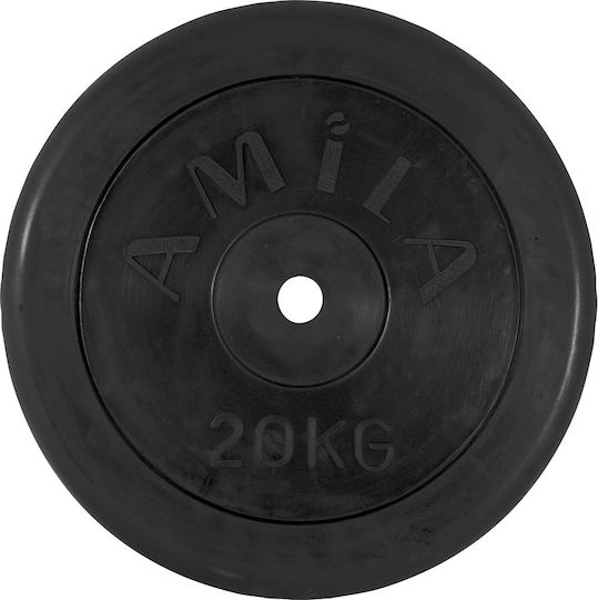 AMILA Set of Plates Rubber 1 x 20kg Ø28mm