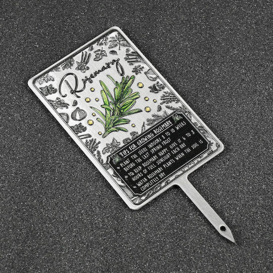 Kadax Herb Plant Spice Label Tag Sign