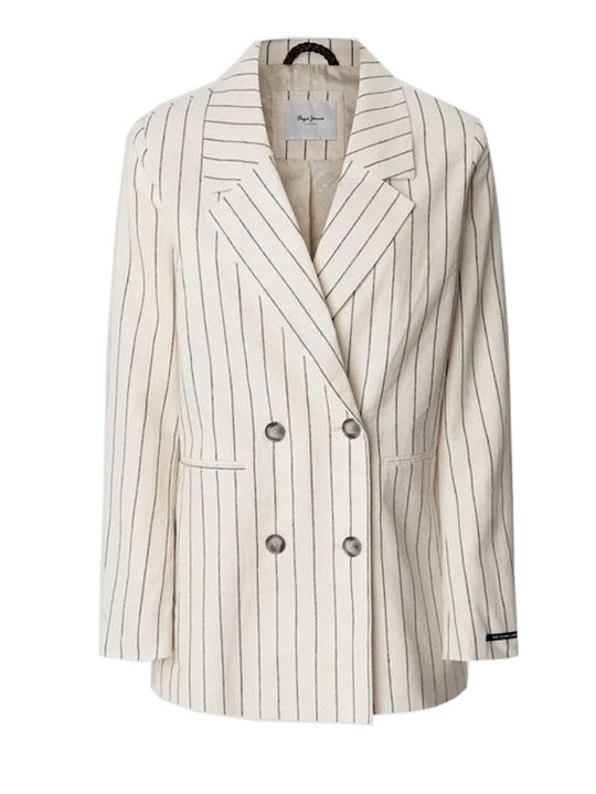 Pepe Jeans Damen Blazer Beige
