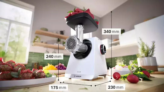 Месомелачка Bosch Multipower Series 6 Mfws609w 2100w 3 приставки