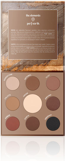 Claresa Matte Lidschatten Palette in Gepresster Form Perf Earth 12gr