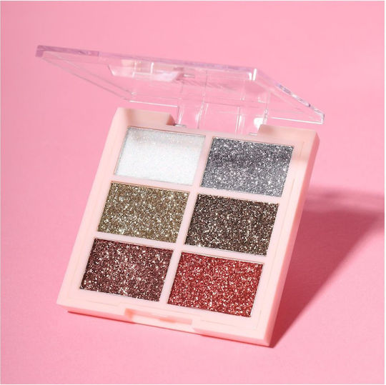 Sunkissed Glitter Eyeshadow Palette Παλέτα με Σκιές Ματιών σε Στερεή Μορφή 1.1gr