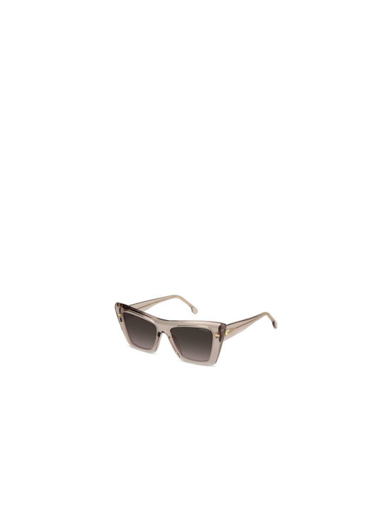 Carrera Carrera Women's Sunglasses with Beige Plastic Frame and Brown Gradient Lens 3046/S FWM/HA