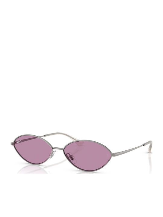 Ray Ban Feminini Ochelari de soare cu Argintiu Cadru și Violet Lentilă RB3757 004/69