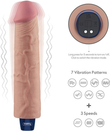 Softee Ρεαλιστικός Δονητής Flesh