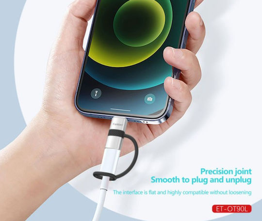 Earldom Converter Lightning Male to USB-C Female 1 Piece ET-OT90L