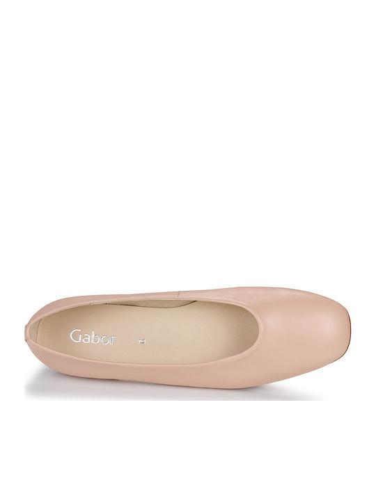 Damen Ballerinas in Beige Farbe