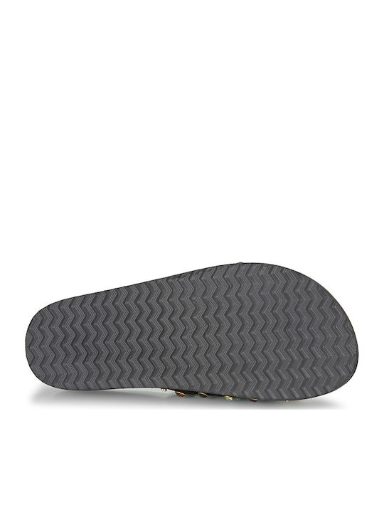 Carmela Leather Women's Flatform Sandals Black
