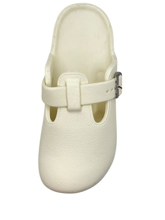Damen Clogs Weiß