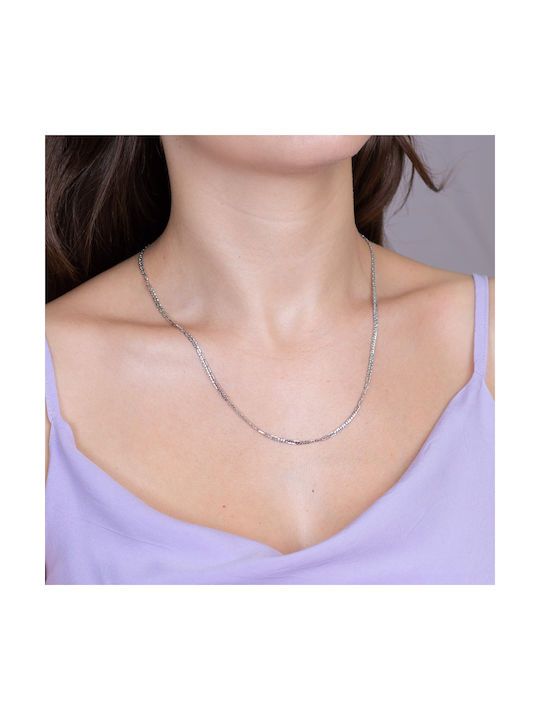 Al'Oro White Gold Chain Neck 14K