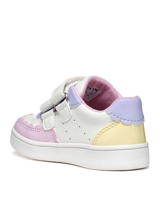 B Eclyper Kinder Sneakers Anatomisch mit Klettverschluss Weiß