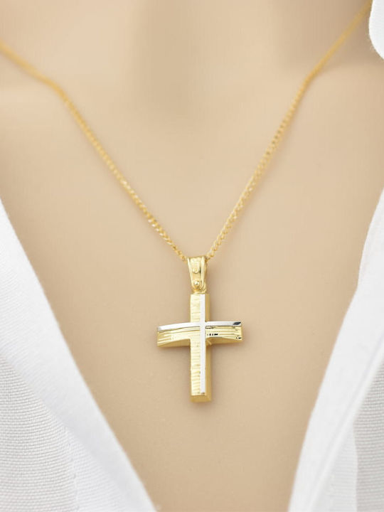 Goldjewels Χρυσός Σταυρός 14Κ