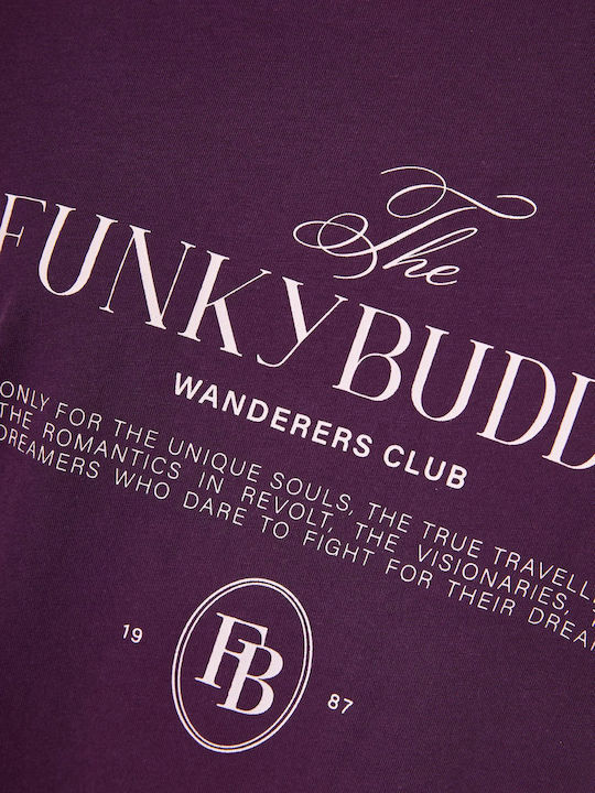 Funky Buddha T-shirt Purple