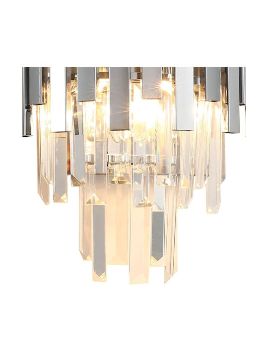 Eko Light Lumină de Perete Argintiu 25cm