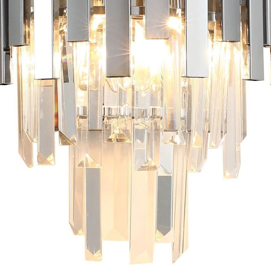 Eko Light Lamp Wall Silver 25cm
