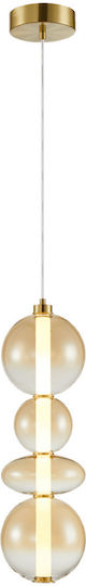 Eko Light Κρεμαστό Φωτιστικό Χρυσό LED