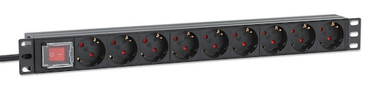 Intellinet Πολύπριζο Rack 715133 1τμχ