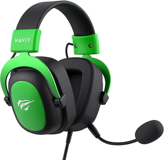 Havit H2002D Over Ear Gaming Headset with Connection 3.5mm Green